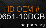hd 90651-10DCB genuine part number