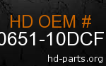 hd 90651-10DCF genuine part number