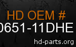 hd 90651-11DHE genuine part number