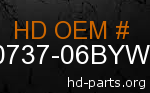 hd 90737-06BYW genuine part number