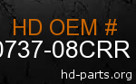 hd 90737-08CRR genuine part number