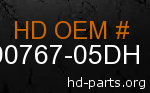 hd 90767-05DH genuine part number