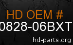 hd 90828-06BXT genuine part number