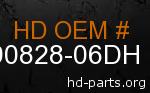 hd 90828-06DH genuine part number