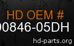 hd 90846-05DH genuine part number