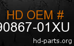 hd 90867-01XU genuine part number