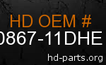 hd 90867-11DHE genuine part number