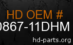 hd 90867-11DHM genuine part number