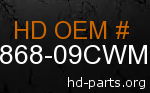 hd 90868-09CWM genuine part number