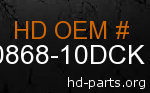 hd 90868-10DCK genuine part number