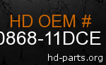 hd 90868-11DCE genuine part number