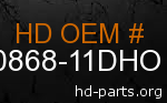hd 90868-11DHO genuine part number