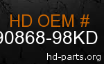 hd 90868-98KD genuine part number