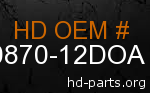 hd 90870-12DOA genuine part number