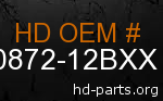 hd 90872-12BXX genuine part number