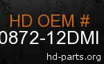hd 90872-12DMI genuine part number