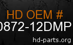hd 90872-12DMP genuine part number
