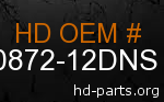 hd 90872-12DNS genuine part number