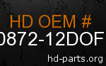 hd 90872-12DOF genuine part number