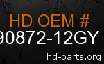 hd 90872-12GY genuine part number