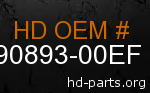 hd 90893-00EF genuine part number