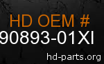 hd 90893-01XI genuine part number