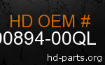hd 90894-00QL genuine part number