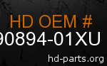 hd 90894-01XU genuine part number