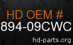 hd 90894-09CWC genuine part number