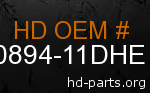 hd 90894-11DHE genuine part number