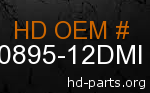 hd 90895-12DMI genuine part number