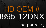hd 90895-12DNX genuine part number