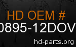 hd 90895-12DOV genuine part number