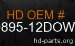 hd 90895-12DOW genuine part number