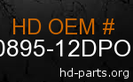hd 90895-12DPO genuine part number