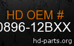 hd 90896-12BXX genuine part number