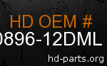 hd 90896-12DML genuine part number