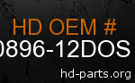 hd 90896-12DOS genuine part number