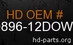 hd 90896-12DOW genuine part number