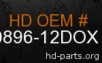 hd 90896-12DOX genuine part number