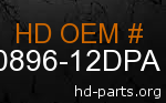 hd 90896-12DPA genuine part number
