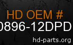 hd 90896-12DPD genuine part number