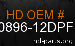 hd 90896-12DPF genuine part number