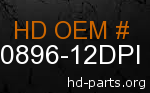 hd 90896-12DPI genuine part number