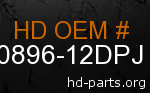 hd 90896-12DPJ genuine part number