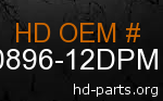 hd 90896-12DPM genuine part number