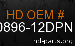 hd 90896-12DPN genuine part number
