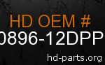 hd 90896-12DPP genuine part number