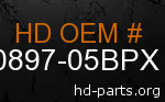 hd 90897-05BPX genuine part number