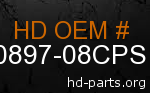 hd 90897-08CPS genuine part number